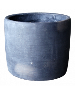 Kruka cement svart 11x12H cm