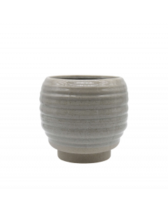 Kruka beige/prickig 12x14H cm