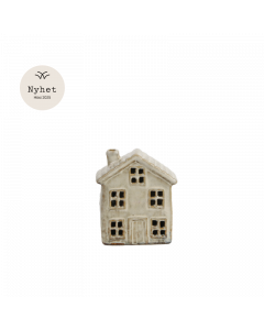 Dekhus keramik 10 x 11 cm beige
