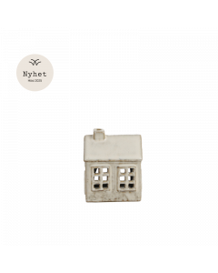 Dekhus keramik 8 x 9 cm beige
