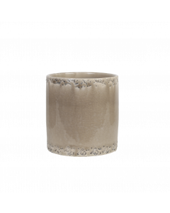 Kruka sand 13x13H cm