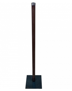 Golv ljusstake 2,5cm i topp 75cm hög.